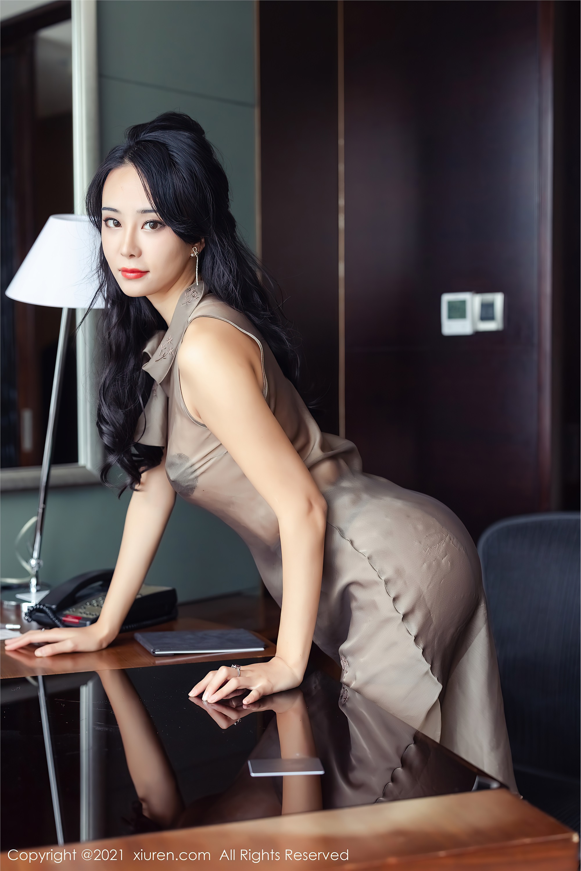 XiuRen秀人网  2021.04.25 No.3343 蓝夏Akasha